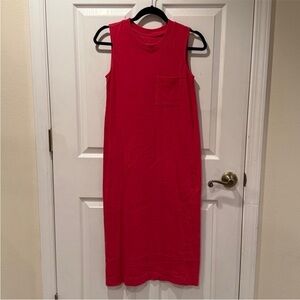 EVERLANE Weekend Tank Dress in Red